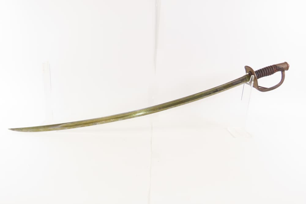 CIVIL WAR Era Antique U.S. Ames M1860 Pattern Light CAVALRY Saber SCABBARD -img-10