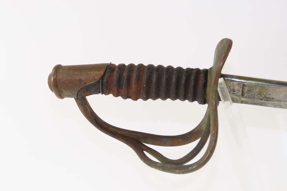 CIVIL WAR Era Antique U.S. Ames M1860 Pattern Light CAVALRY Saber SCABBARD -img-4