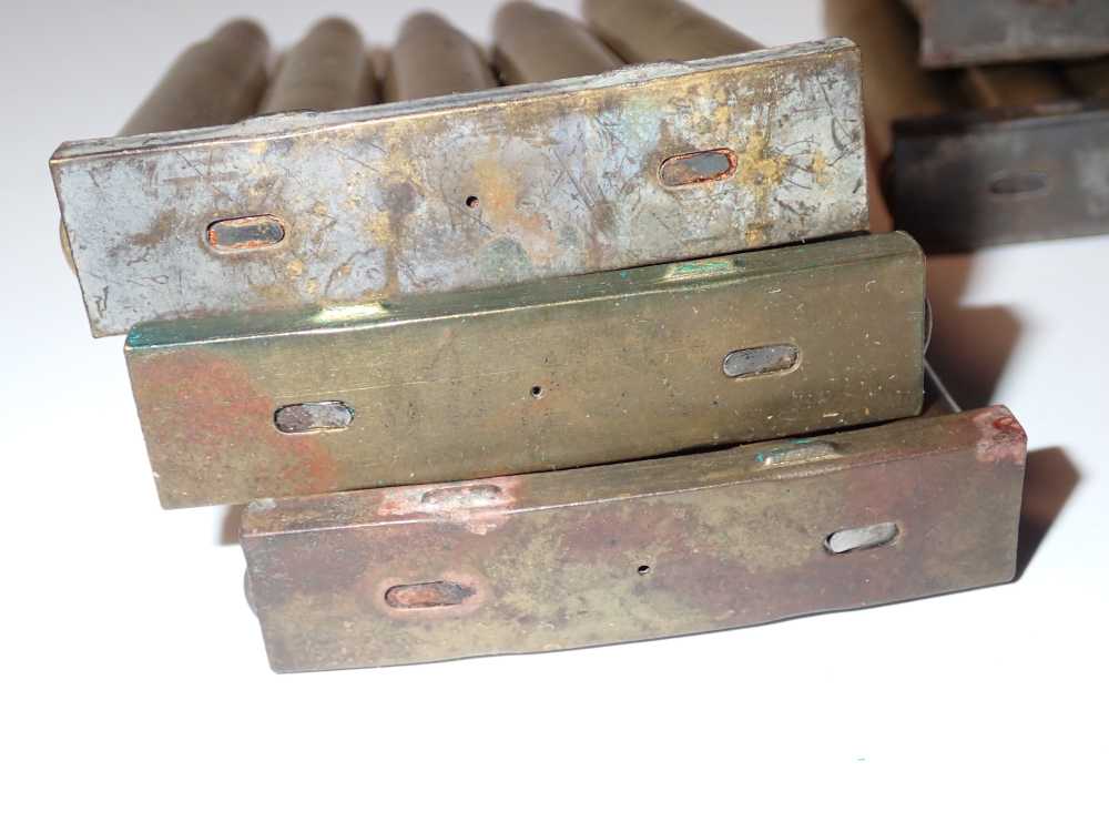 5rd + 1 Stripper Clip - ORIGINAL WW2 AMMO - 7.7x58 ARISAKA - Type 99-img-2