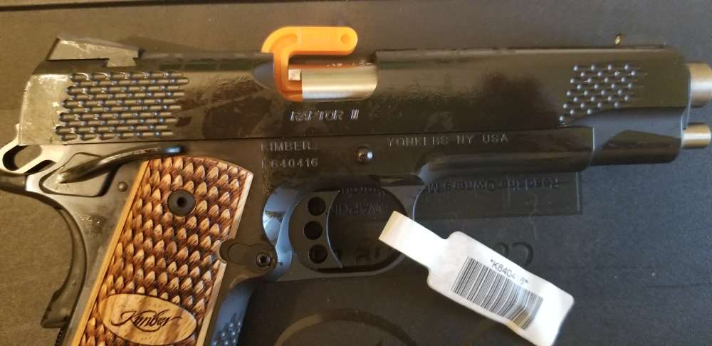 Kimber Raptor II Black 5" .45acp (NIB) Never Fired made in 2018-img-3