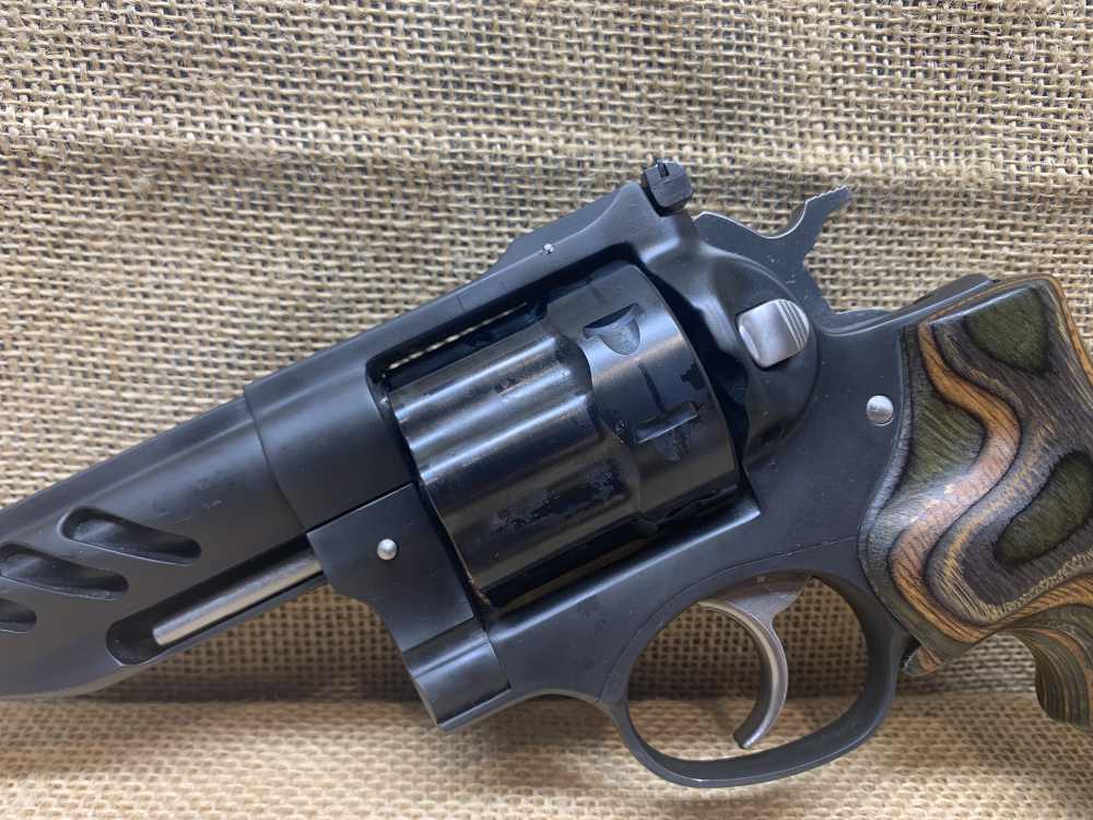 Ruger Super GP100 Competition(Custom Shop)357mag 8-shot w/ Case and Holster-img-3