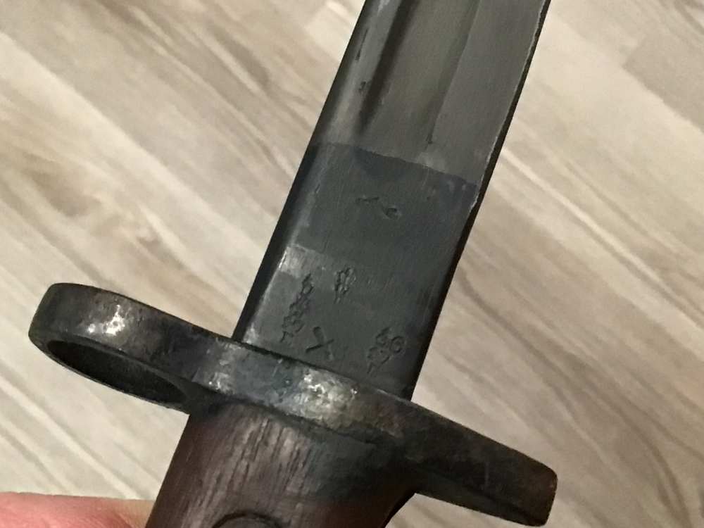 British 1907 (P1907) Bayonet & Scabbard by Sanderson- Minty Estate Find -img-3