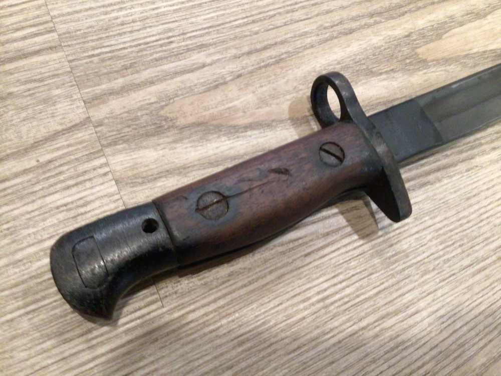 British 1907 (P1907) Bayonet & Scabbard by Sanderson- Minty Estate Find -img-4