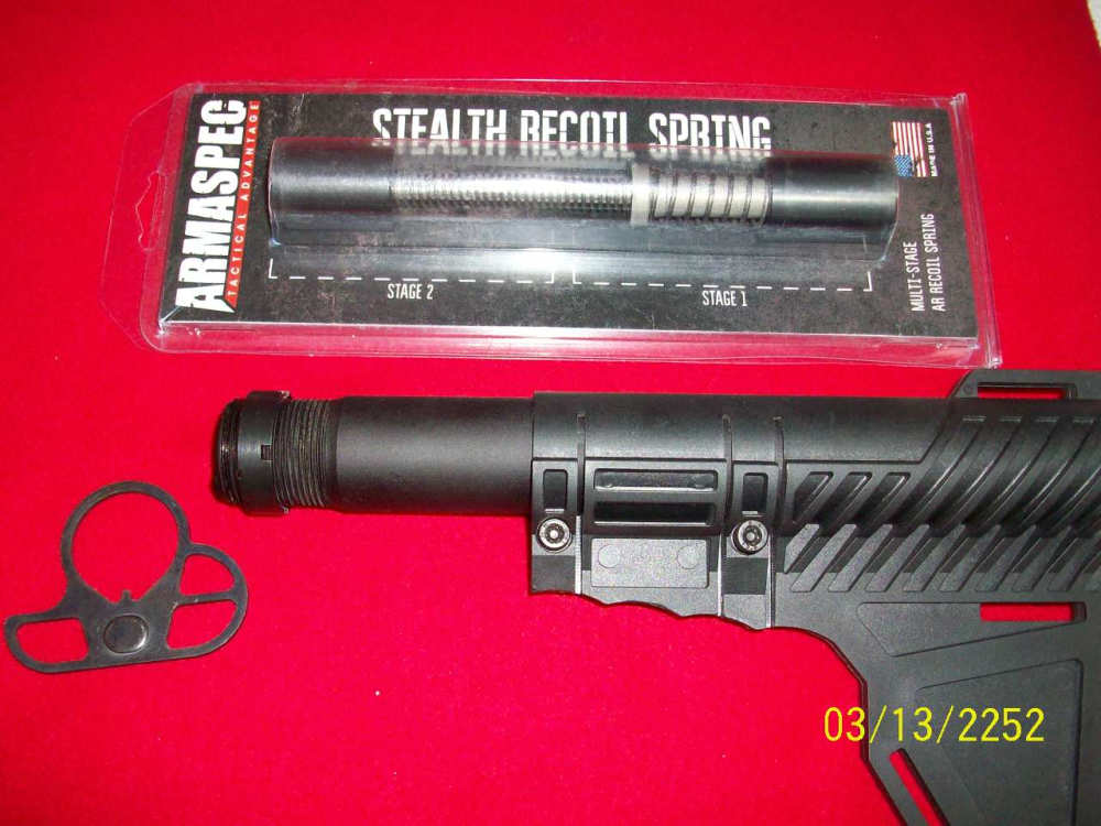 AR BRACE, Buffer tube, New buffer and New SRS Recoil System.-img-0