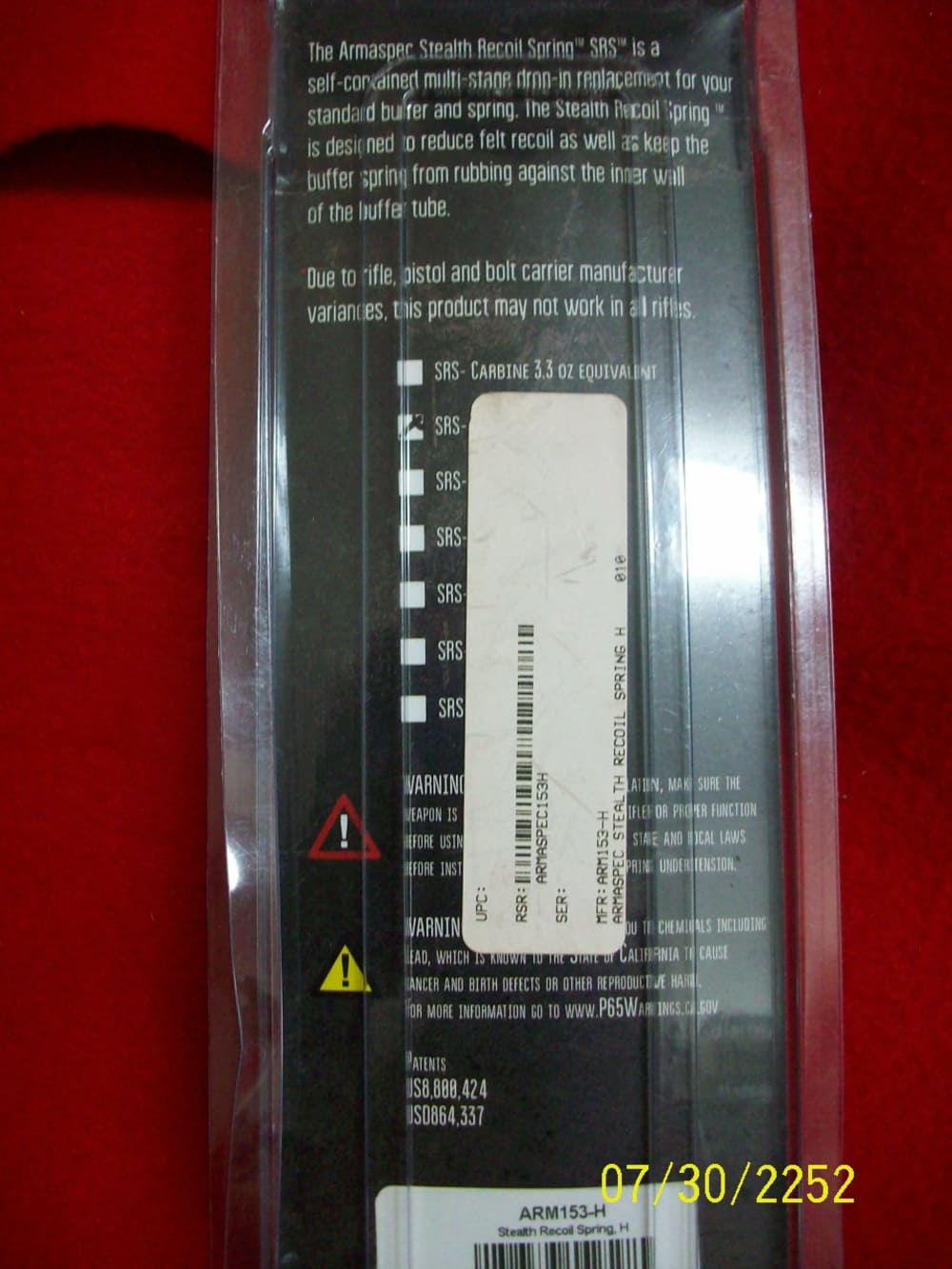 AR BRACE, Buffer tube, New buffer and New SRS Recoil System.-img-2