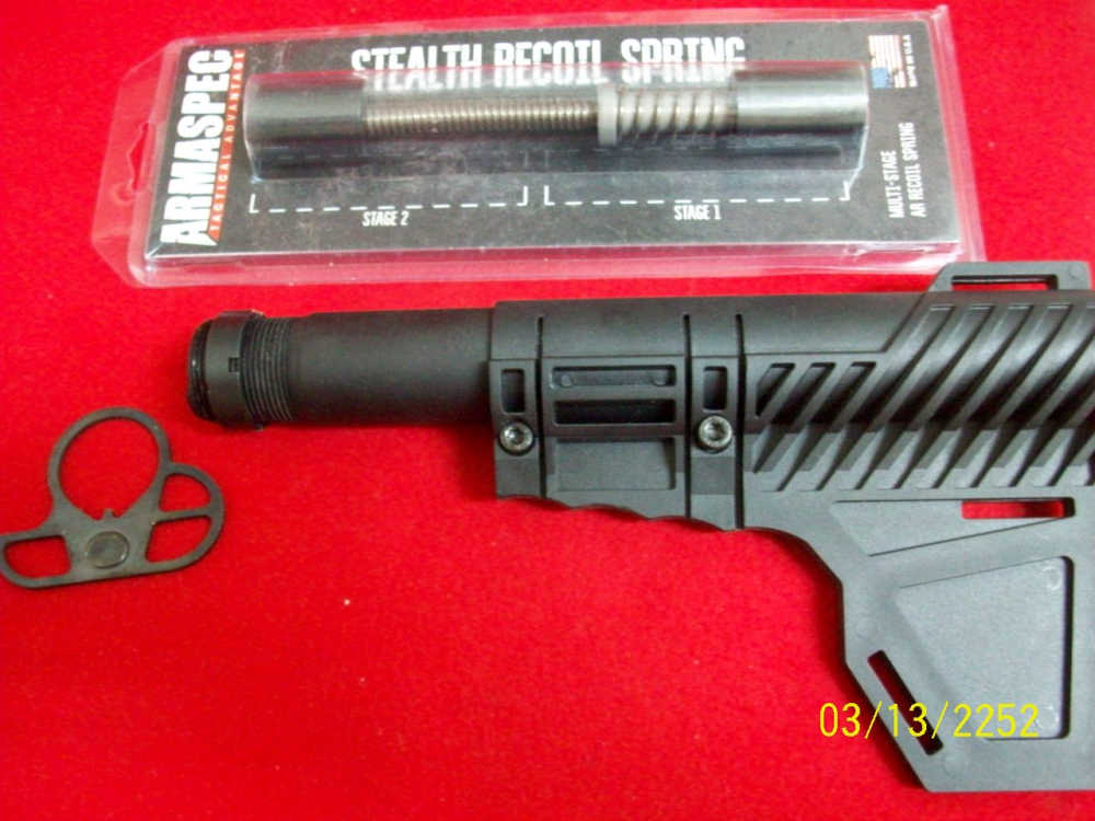AR BRACE, Buffer tube, New buffer and New SRS Recoil System.-img-3