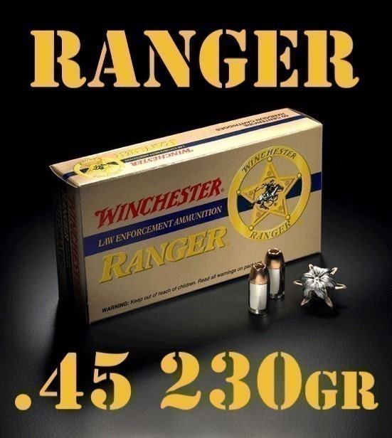 100rds Winchester Ranger™ LE Talon RA45T .45 ACP 230gr T series + FAST SHIP-img-2