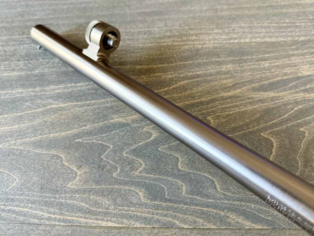 MOSSBERG 500 500A 18.5” NICKEL PLATED MARINER BARREL CYLINDER BORE 12 GA-img-7