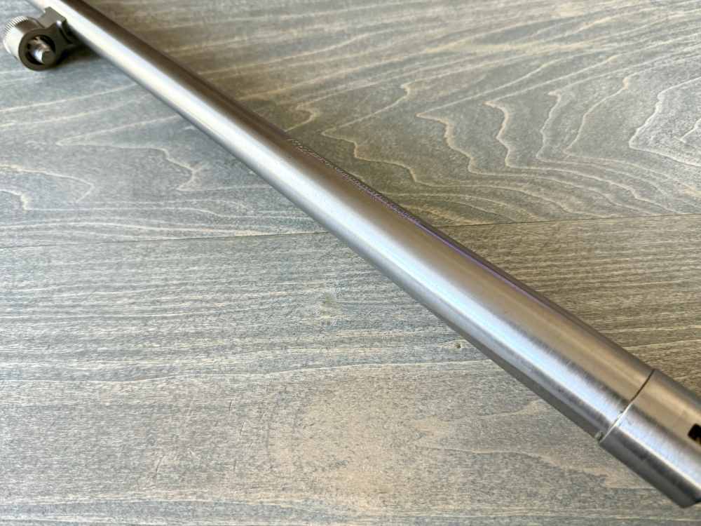 MOSSBERG 500 500A 18.5” NICKEL PLATED MARINER BARREL CYLINDER BORE 12 GA-img-2