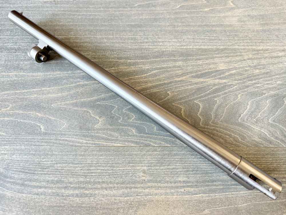 MOSSBERG 500 500A 18.5” NICKEL PLATED MARINER BARREL CYLINDER BORE 12 GA-img-0