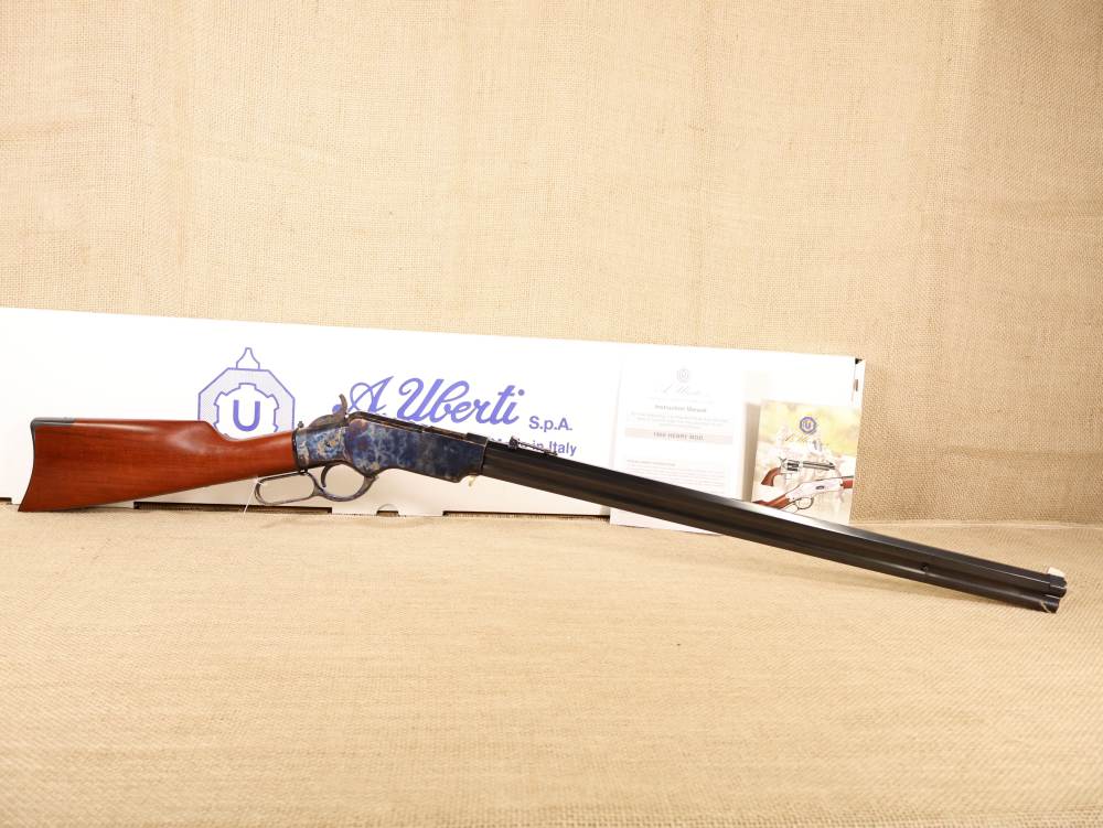 Uberti 1860 Henry Lever-Action Steel Rifle .45 Colt 13+1, 24.5" Octagon NIB-img-0