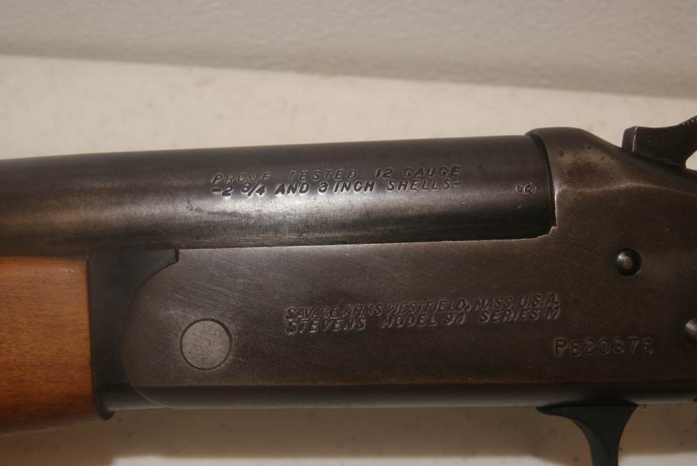 SAVAGE STEVENS 94 SERIES M 12 GA SINGLE SHOT SHOTGUN-img-5