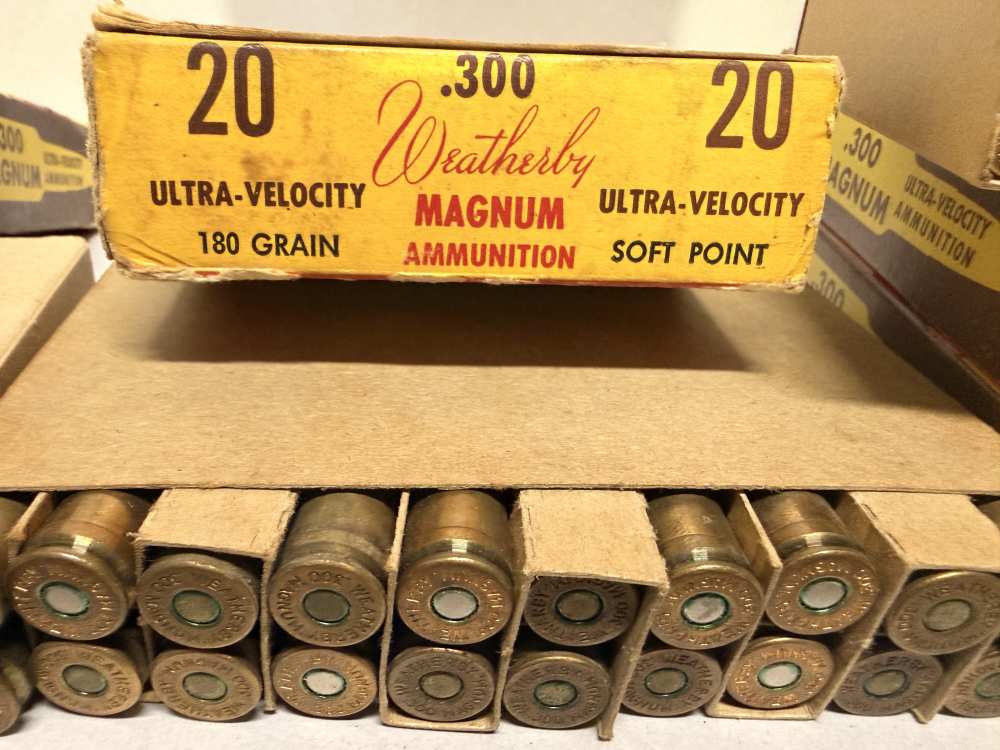 Vintage Weatherby 300 Mag Ammo & Brass Lot 40Rds 60pc New Unprimed Tiger Bx-img-4