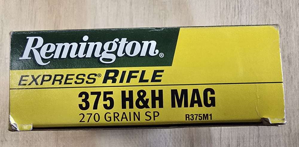 Remington Express Rifle 375 H&H Mag 270gr Soft Point R375M1-img-0