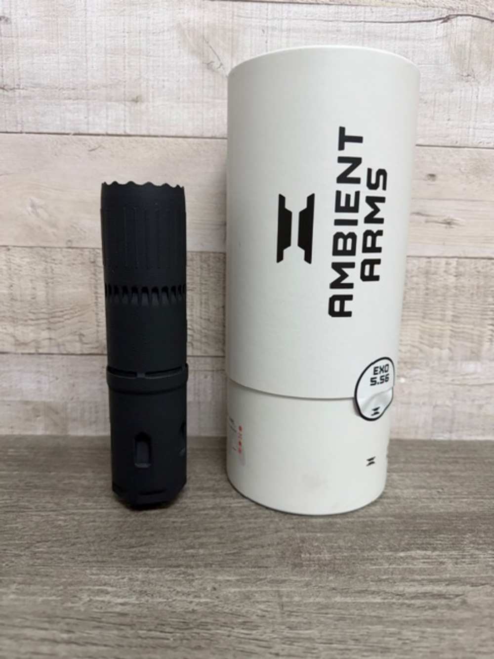 AMBIENT ARMS EXO 5.56 Ti SUPPRESSOR HUB 1/2x28 BRAND NEW-img-0