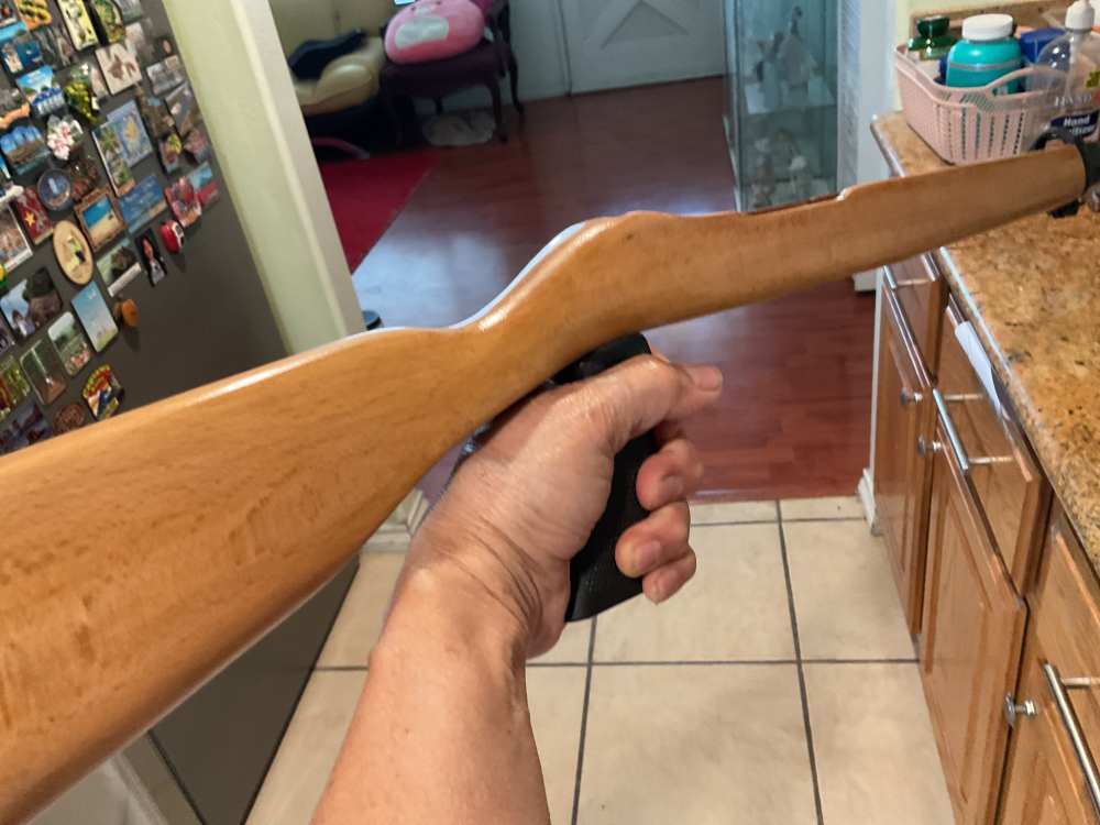 Ruger 10/22 custom made wood stock -img-6