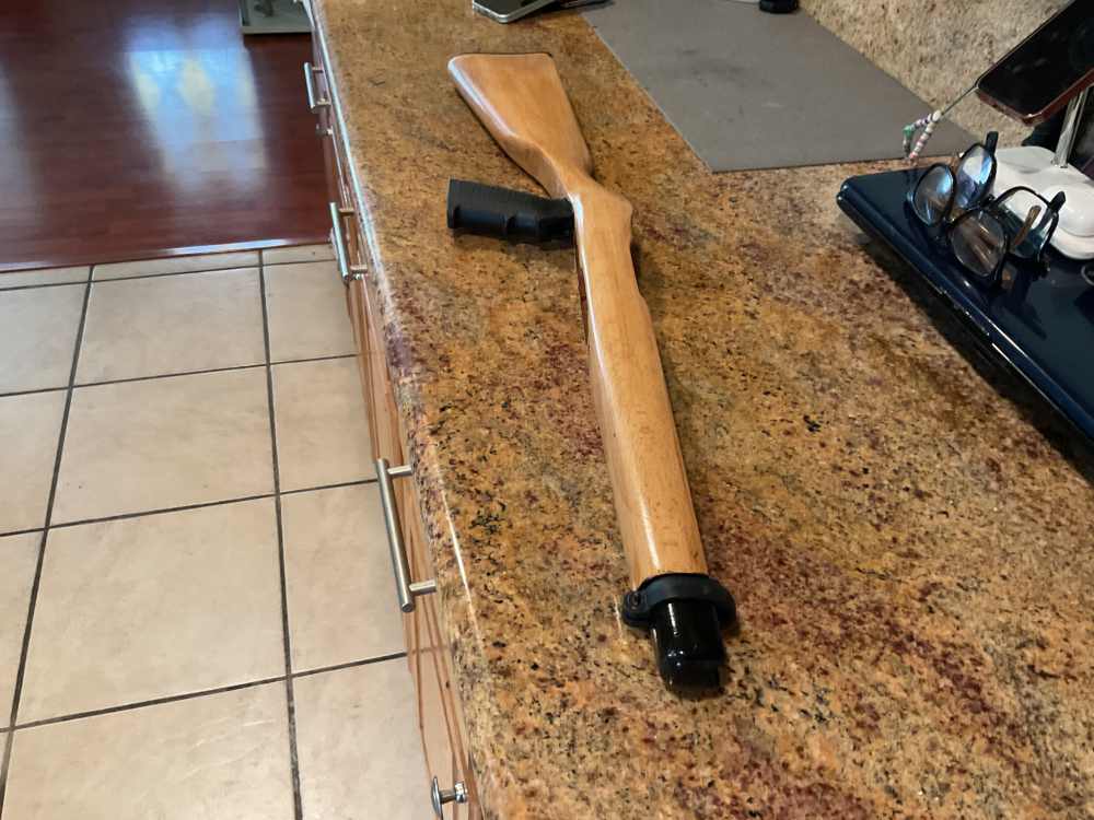 Ruger 10/22 custom made wood stock -img-0