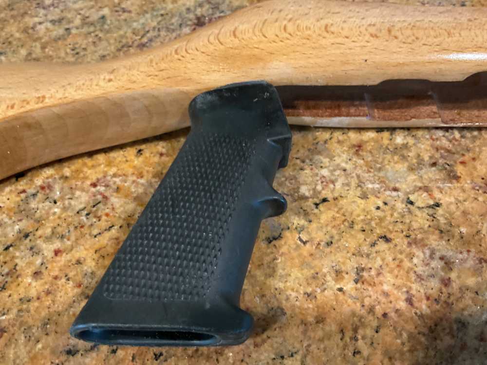 Ruger 10/22 custom made wood stock -img-1