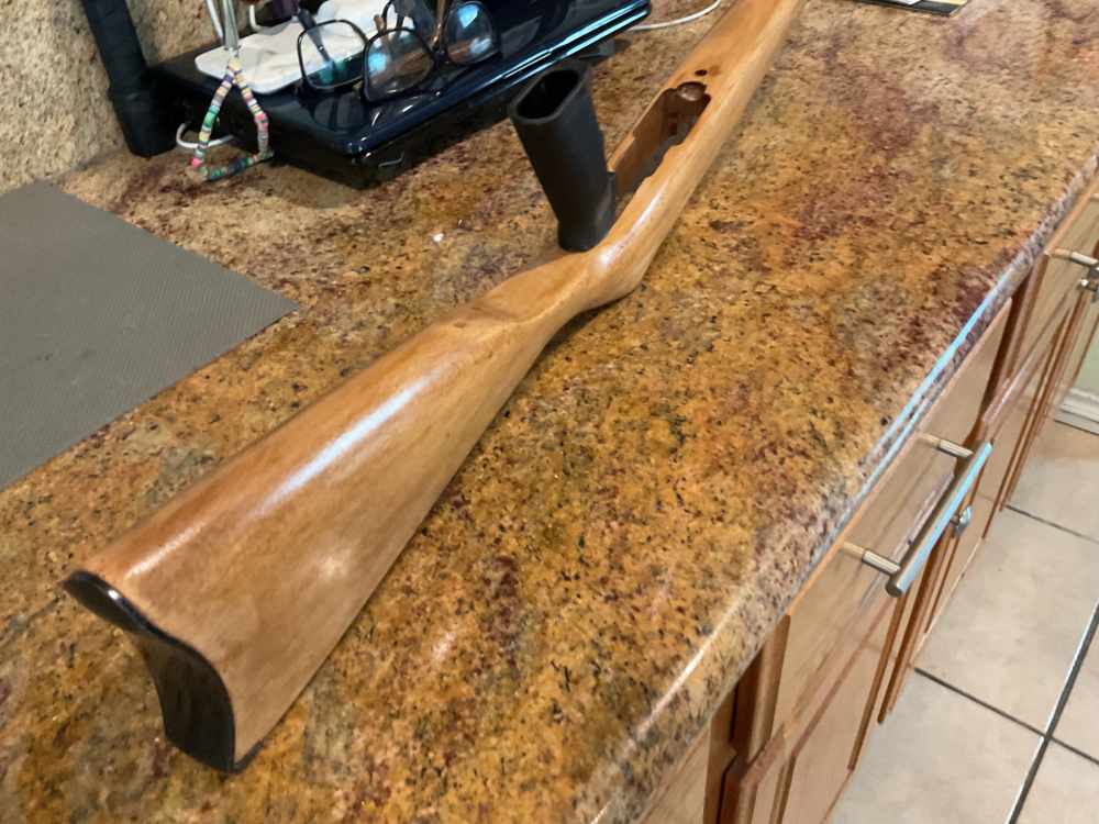 Ruger 10/22 custom made wood stock -img-3