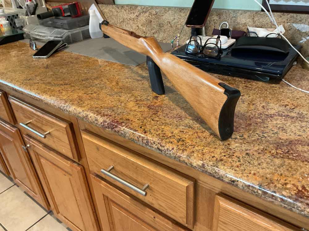Ruger 10/22 custom made wood stock -img-5
