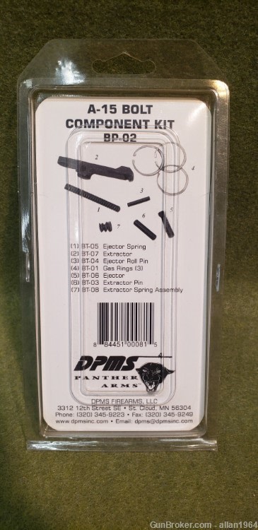 DPMS AR-15 Bolt Completion Component Kit-img-1