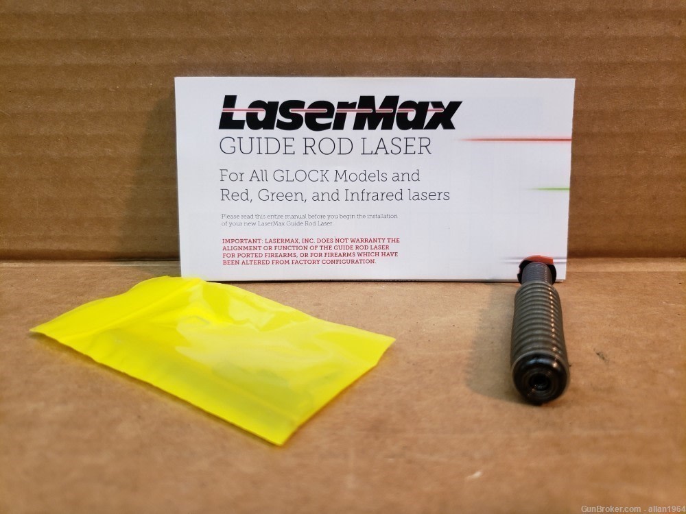 Lasermax Guide Rod Laser for Glock 23 Gen 4 Red Laser-img-3