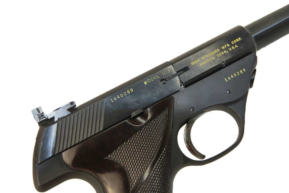 Hi-Standard Sport Kind, Mod 103, .22LR, 6-3/4 Barrel, Original matching Box-img-16