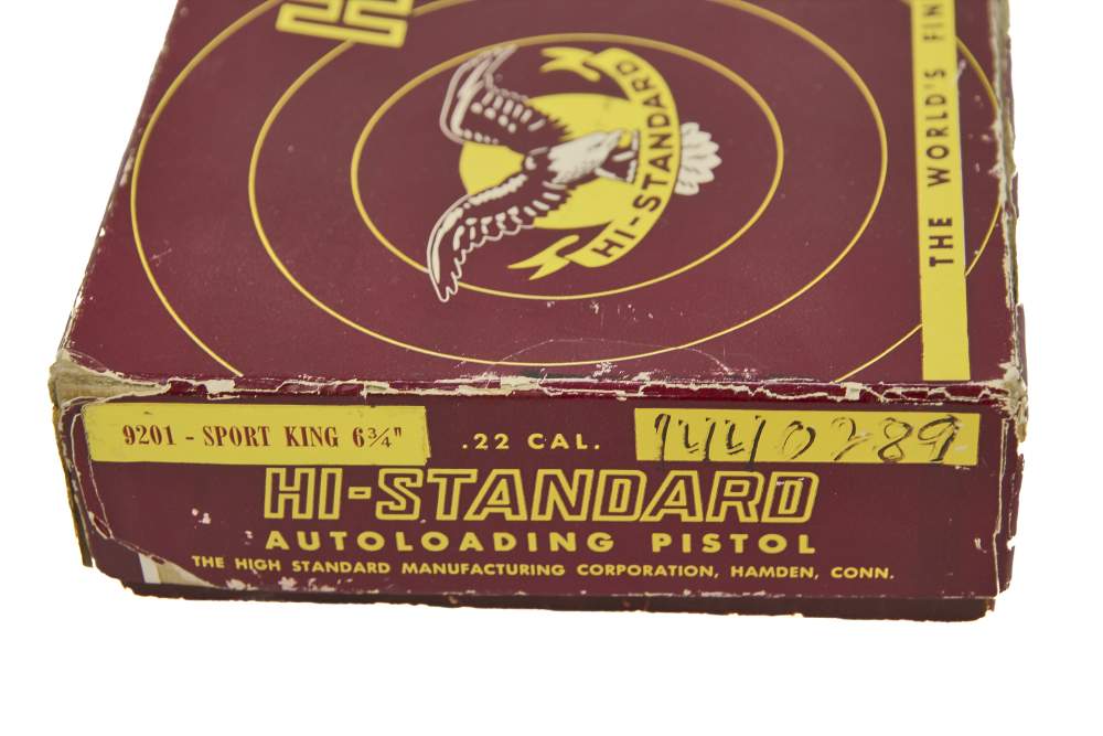 Hi-Standard Sport Kind, Mod 103, .22LR, 6-3/4 Barrel, Original matching Box-img-5