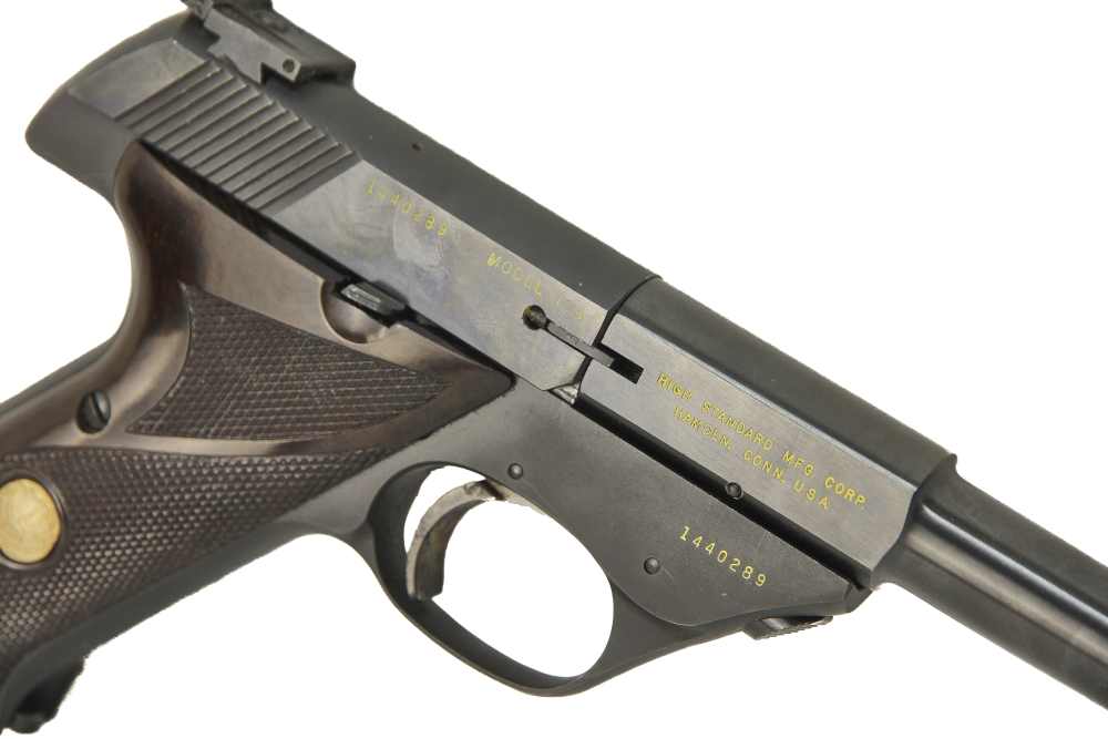 Hi-Standard Sport Kind, Mod 103, .22LR, 6-3/4 Barrel, Original matching Box-img-7