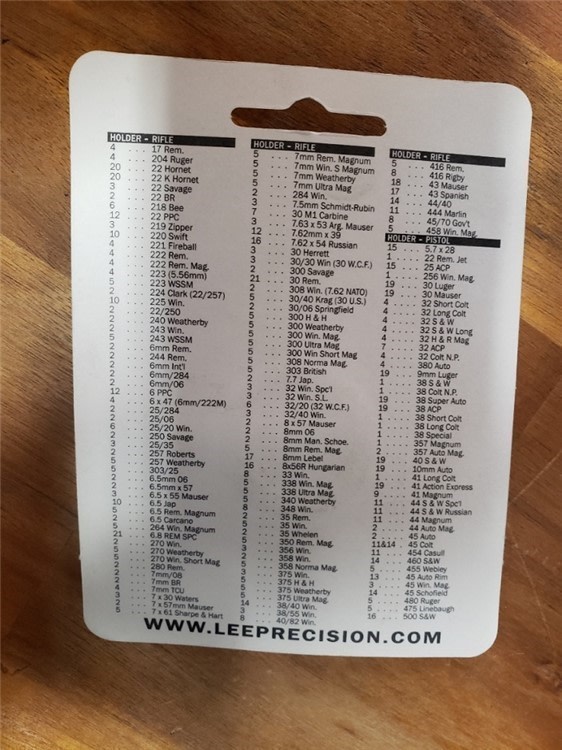 Lee Universal Shell Holder R10 90527-img-1