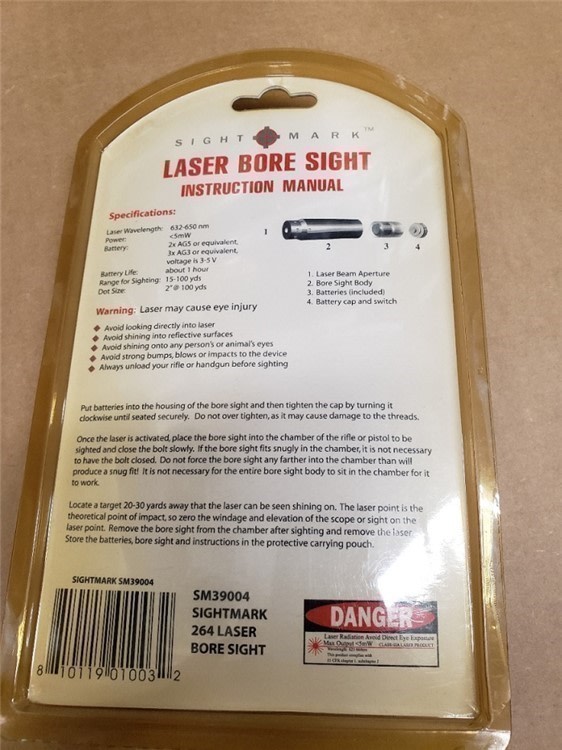 Sight Mark Laser Bore Sight 7mm, .264 SM39004-img-1