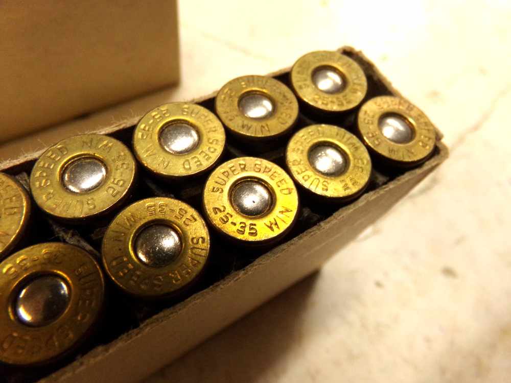 Collector's boxes of 25-35 Win. ammo, 20 Win and 18 Rem-img-2
