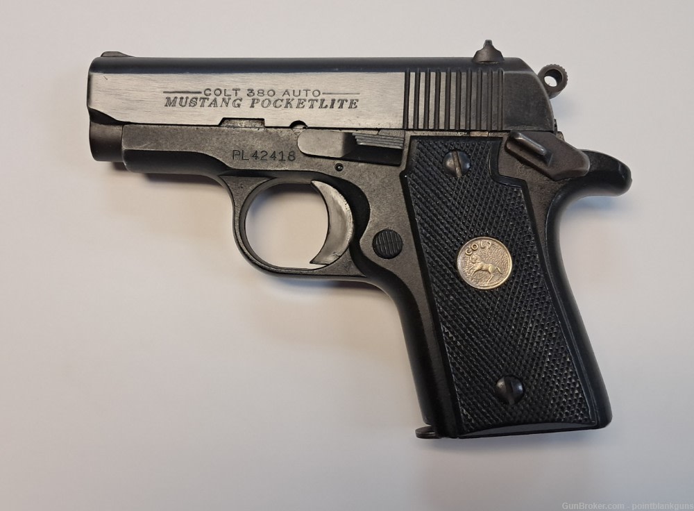Colt Mustang Pocketlite .380 ACP w/ Original Box & Papers-img-1