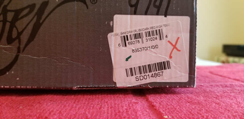 Kimber KDS9C Rail .9mm (NIB) Never Fired 3100024 Red/Black Grips-img-18