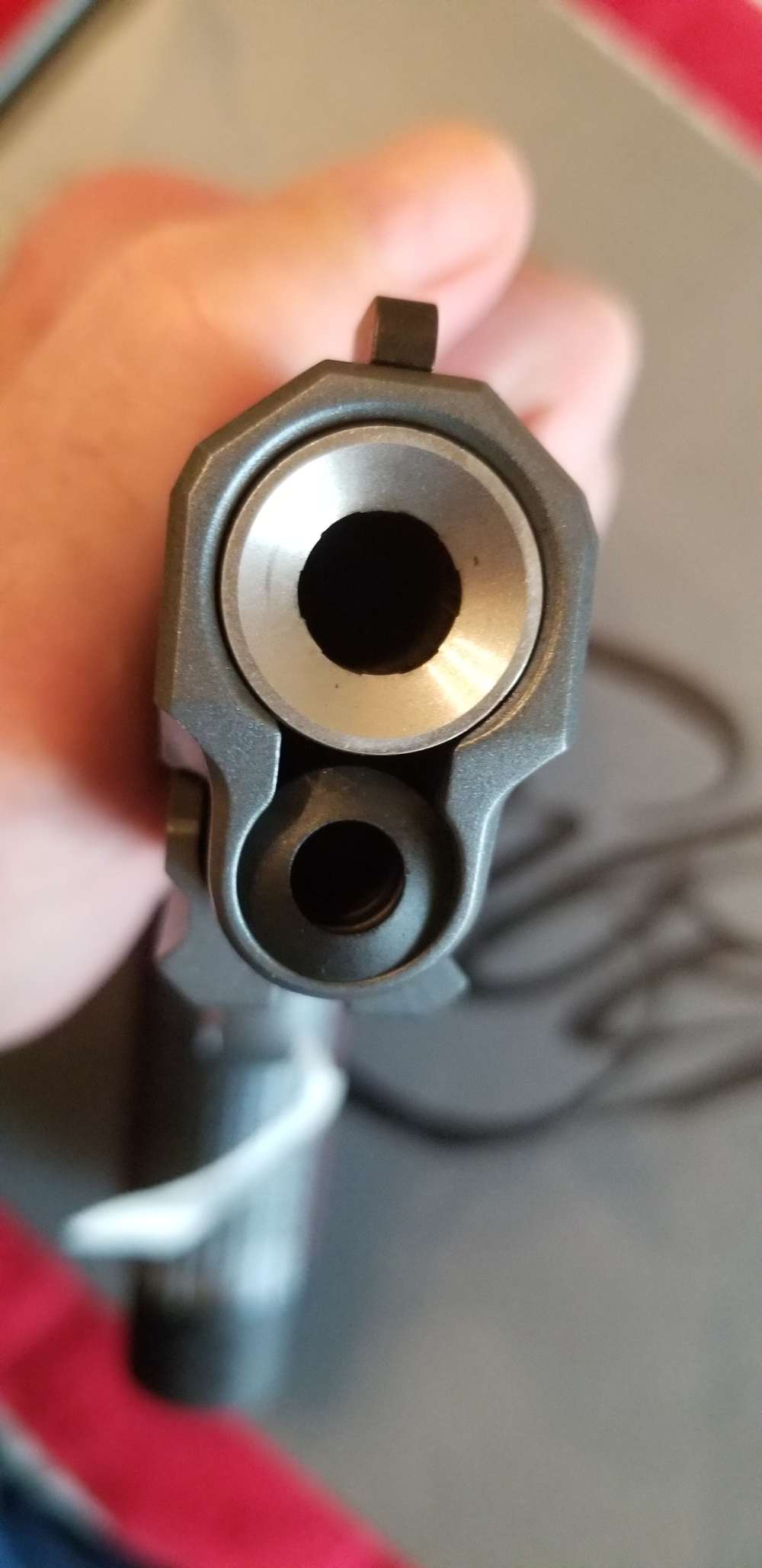 Kimber KDS9C Rail .9mm (NIB) Never Fired 3100024 Red/Black Grips-img-10