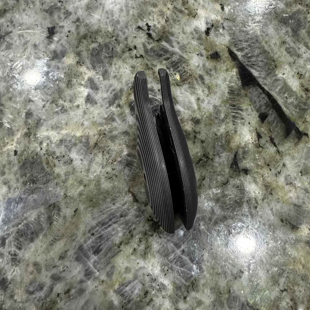 Kimber K6S Deep Cover Limited Edition Grey Black G10 Boot Grip Set-img-1