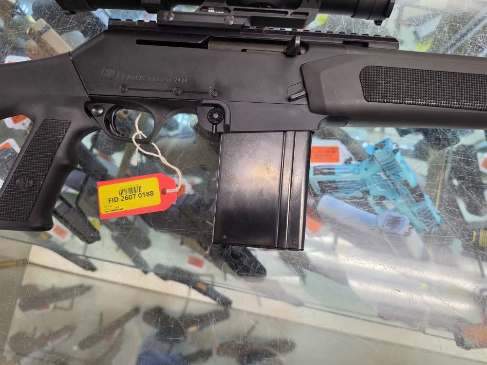 319MP07420 FN FNAR 7.62X51 & SIG Tango 1-10x28 + 1 EXTRA Mag USED-img-3