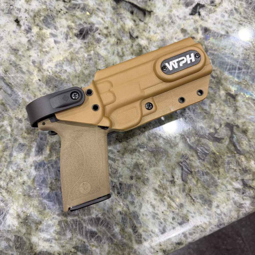 We The People S&W M&P 5.7 Level 2 Duty Kydex OWB Locking Hood Holster-img-0