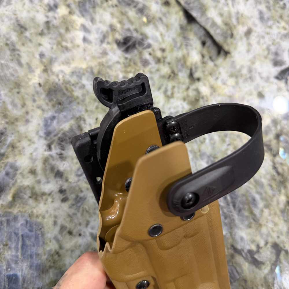 We The People S&W M&P 5.7 Level 2 Duty Kydex OWB Locking Hood Holster-img-4