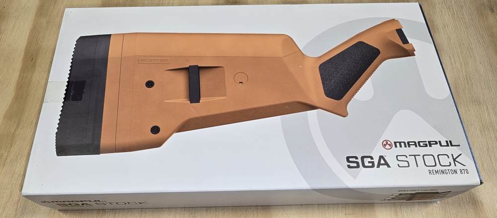 Magpul SGA Orange Stock For Shotgun Remington 870-NEW! -img-0