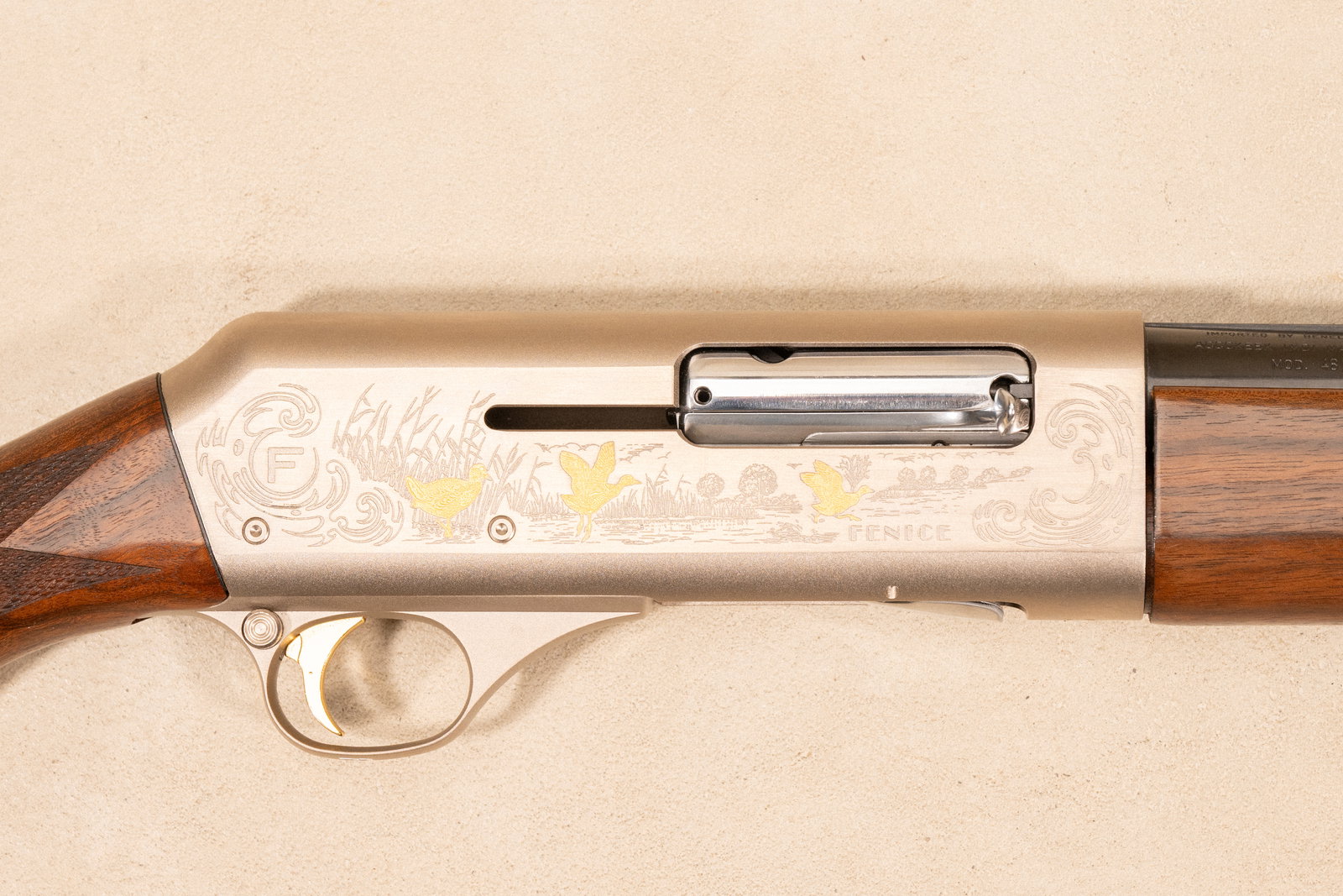 Franchi AL48 Fenice 20ga 28"  Engraved Gold Inlayed-img-3