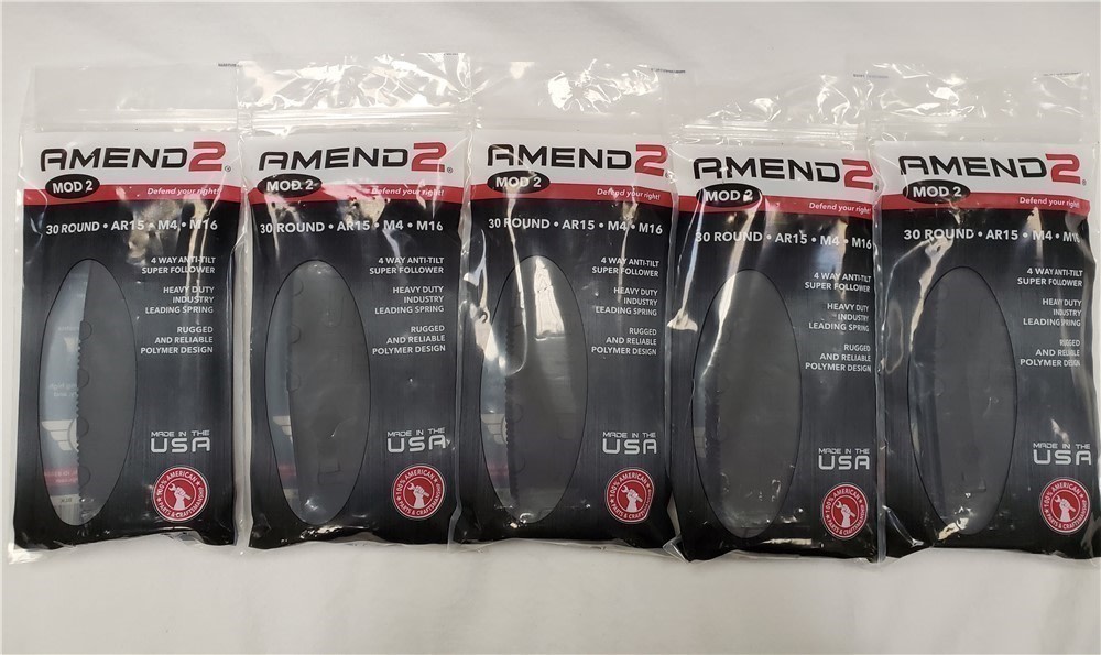 5pk AMEND2 AR-15 30 Round Magazines-img-1