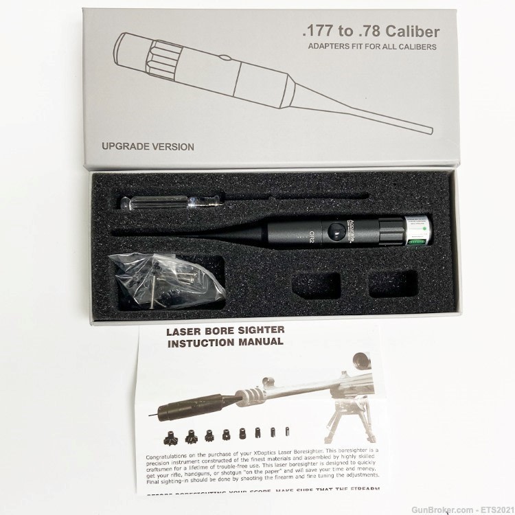 Green Laser Bore Sight Kit for .177 to .50 Caliber-img-3