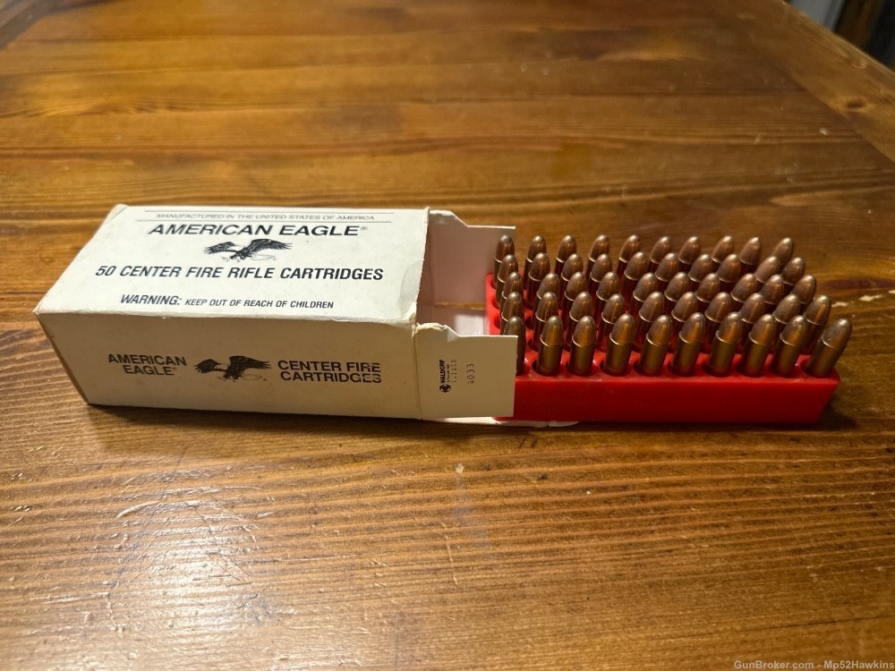 American Eagle 30 Carbine 110 GR Metal Case Bullet AC30CB Box 50-img-0