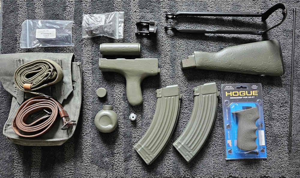 ROMANIAN AKM AK-47 7.62x39 underfolder or fixed stock dong set TULAMMO-img-1