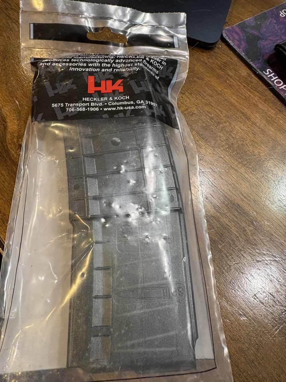 German HK MR223 Polymer 30 rd mag NEW SEALED Translucent mr556 COMBINE SHIP-img-0
