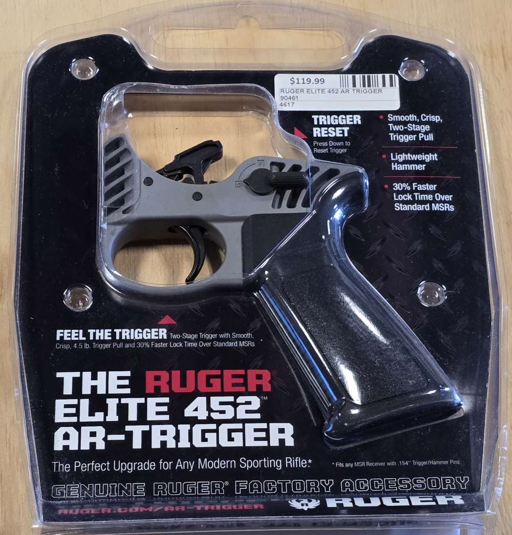 Ruger Elite 452 AR-Trigger Black/Grey PM604-img-0