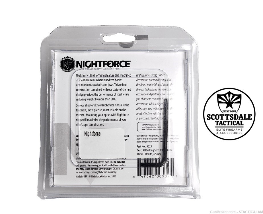 Nightforce Optics X-Treme Duty Ultralite Rings-img-1