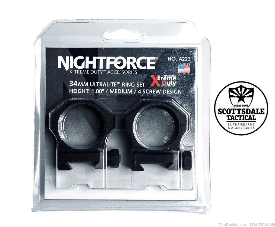 Nightforce Optics X-Treme Duty Ultralite Rings-img-0