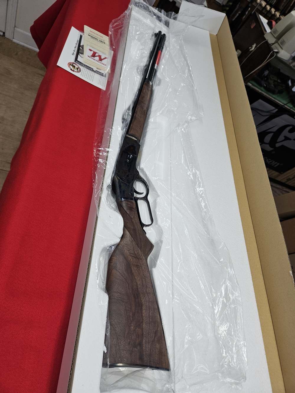 Winchester Model  1873 Deluxe Sporting 357 Magnum  24" bbl -img-8